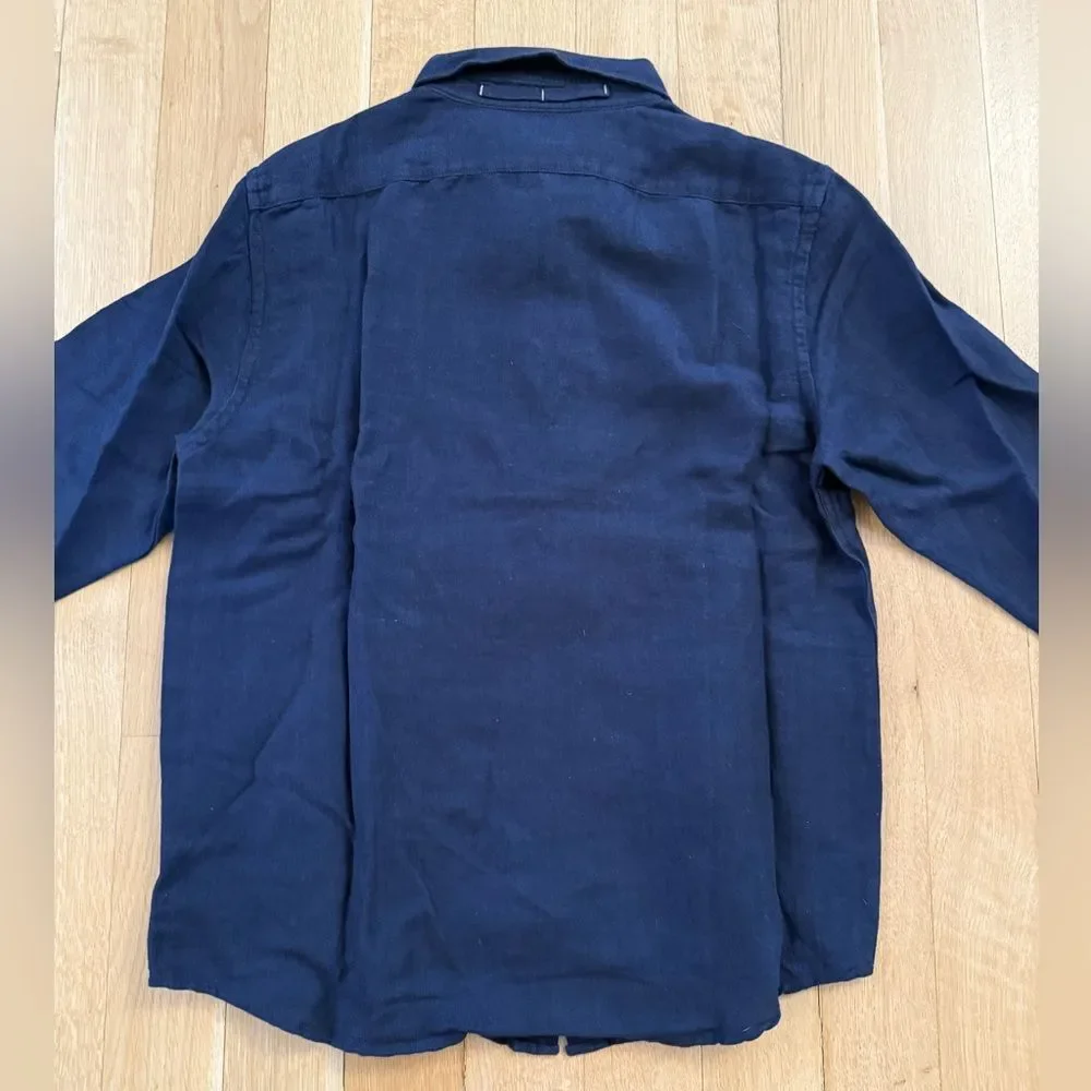 Banana Republic Navy Casual Button Down Shirt